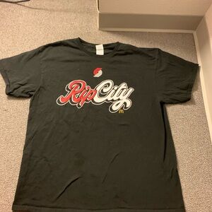 Vintage Portland Trail Blazers X McDonald’s Rip City Black T-Shirt